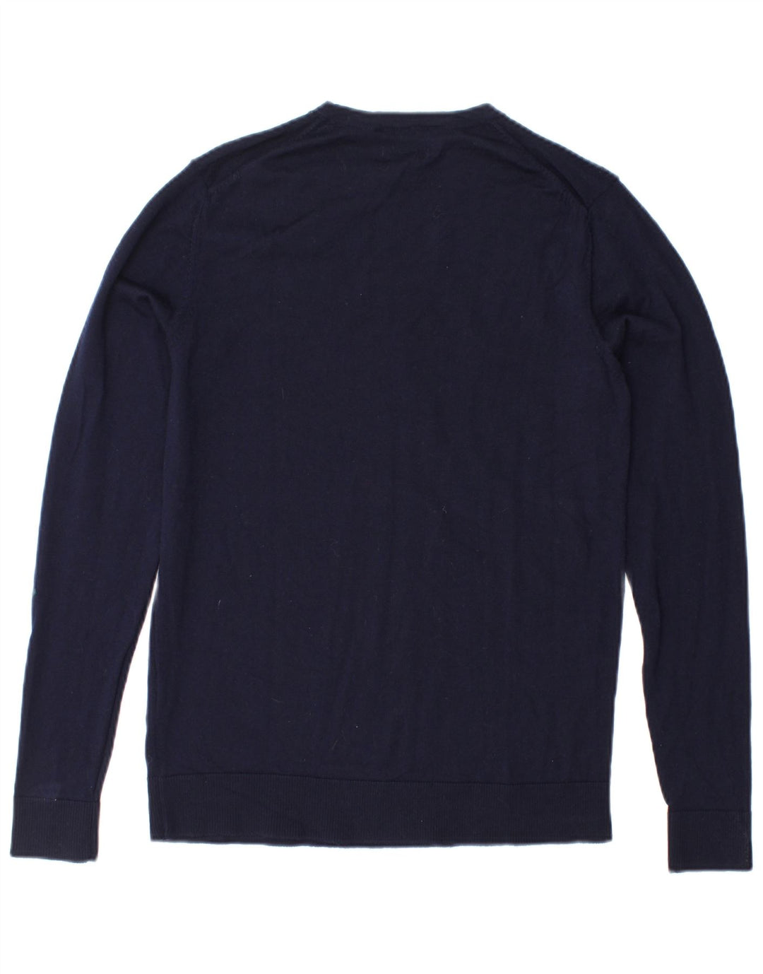 JACK & JONES Muški džemper s okruglim izrezom Mali tamnoplavi vuneni pulover