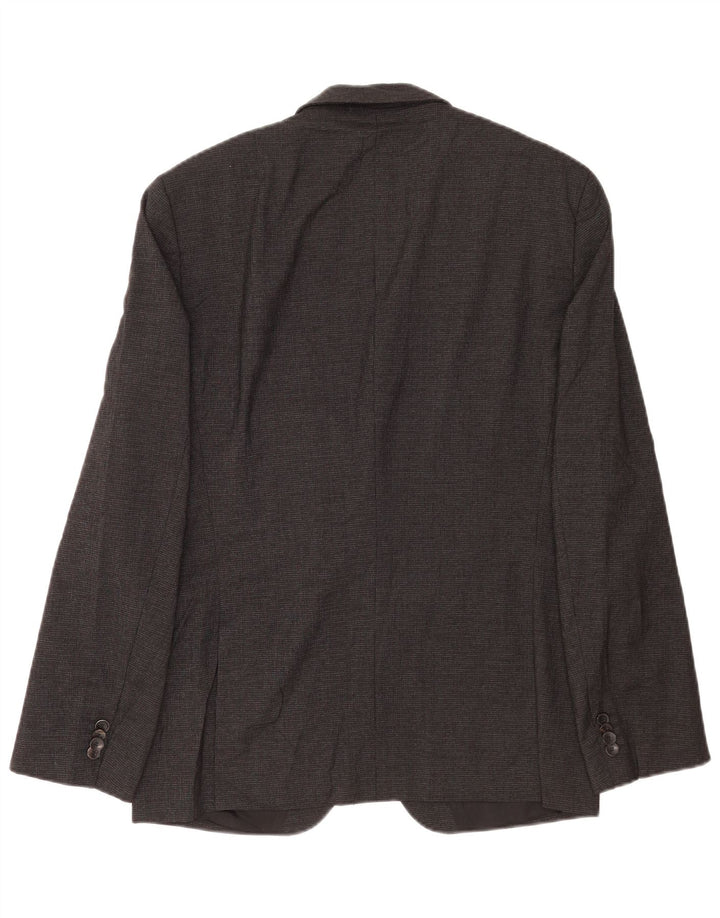 Hugo Boss muška jakna s 2 gumba EU 52 XL siva djevičanska vuna