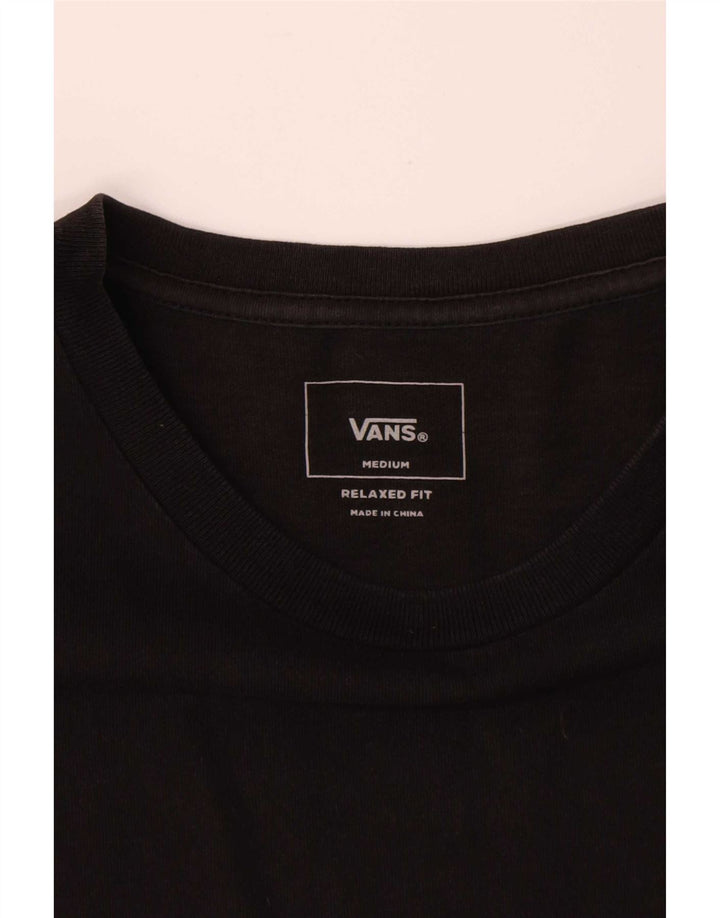 Vans muška majica kratkih rukava opuštenog kroja Srednje crni pamuk