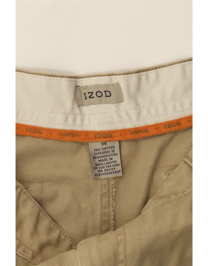IZOD Muške Cargo kratke hlače W36 Veliki bež pamuk