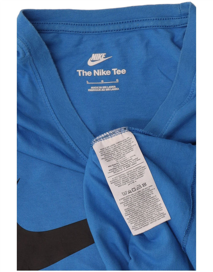 Nike muška majica s grafičkim motivima, veliki plavi pamuk