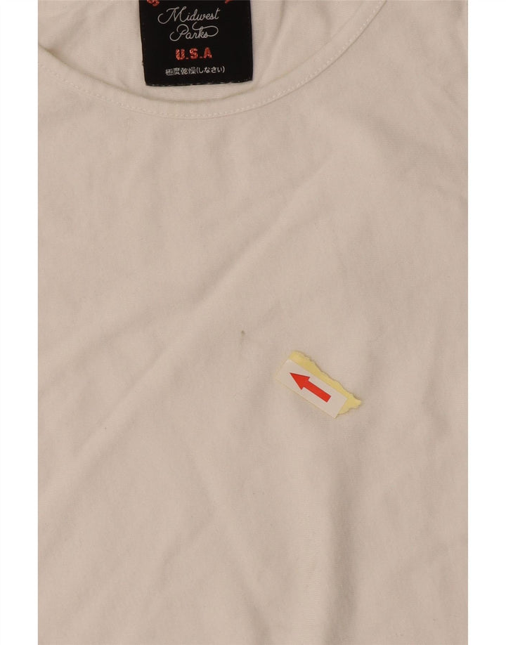 Superdry ženska majica kratkih rukava standardnog kroja UK 6 XS od bijelog pamuka