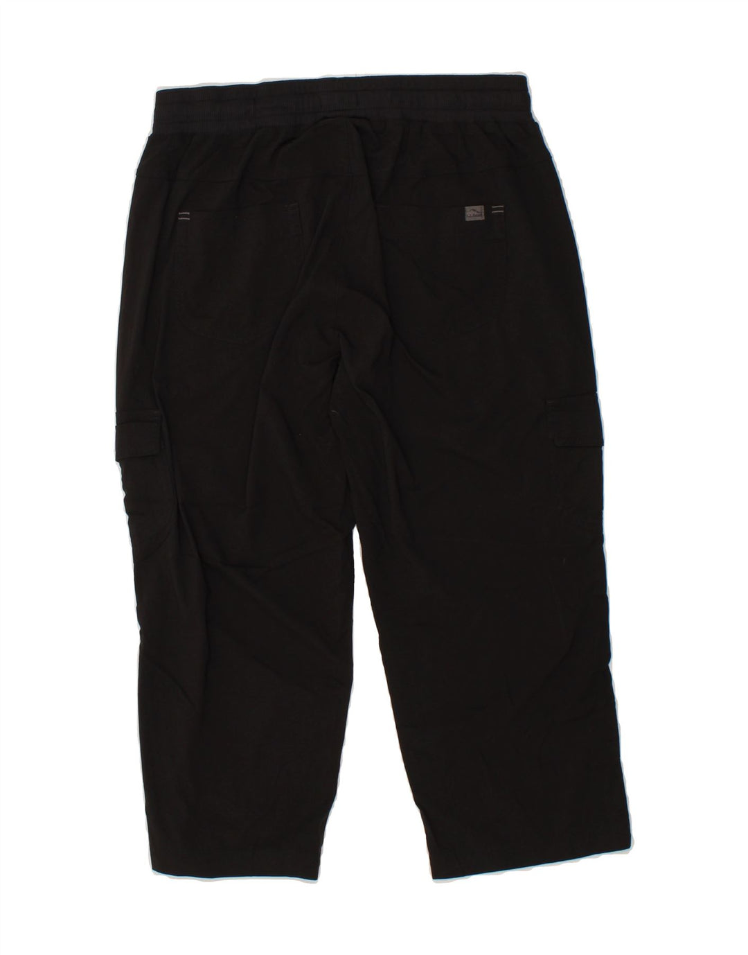 L.L.BEAN Womens Cargo Tracksuit Trousers UK 14 Medium Black Nylon Vintage L.L.Bean and Second-Hand L.L.Bean from Messina Hembry 