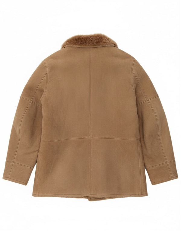 Vintage muška jakna s ovčicama IT 52 XL Smeđe ovčice