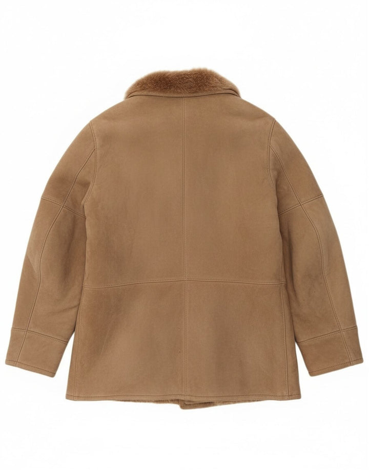 Vintage muška jakna s ovčicama IT 52 XL Smeđe ovčice