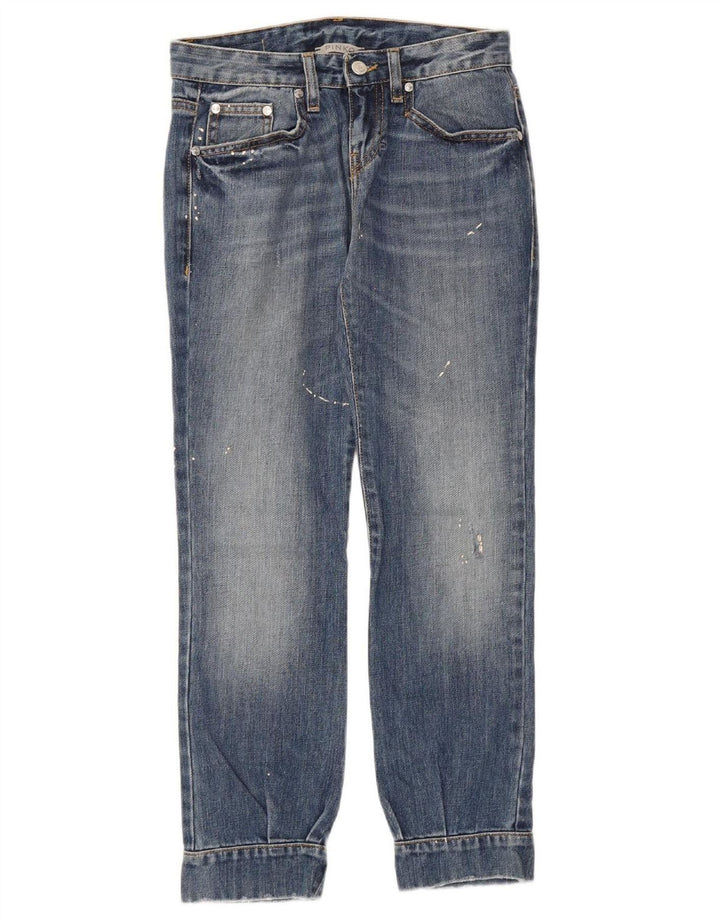 PINKO Womens Cropped Jeans W25 L27 Blue Cotton