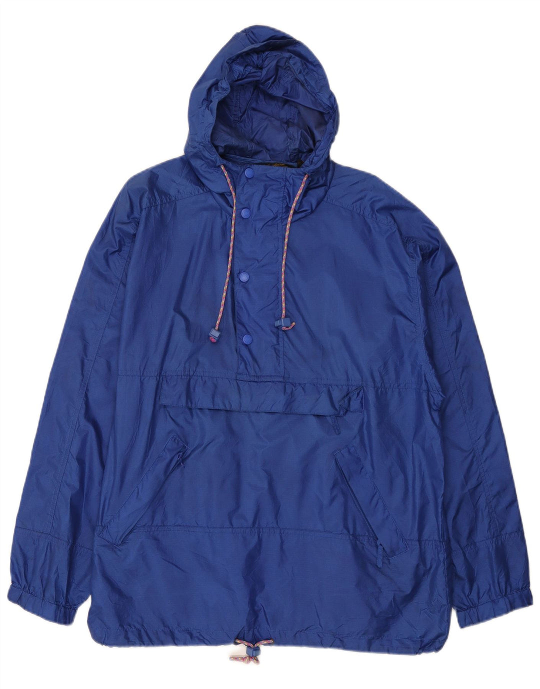 Muška kišna jakna s kapuljačom Eddie Bauer UK 38 srednje plavi najlon