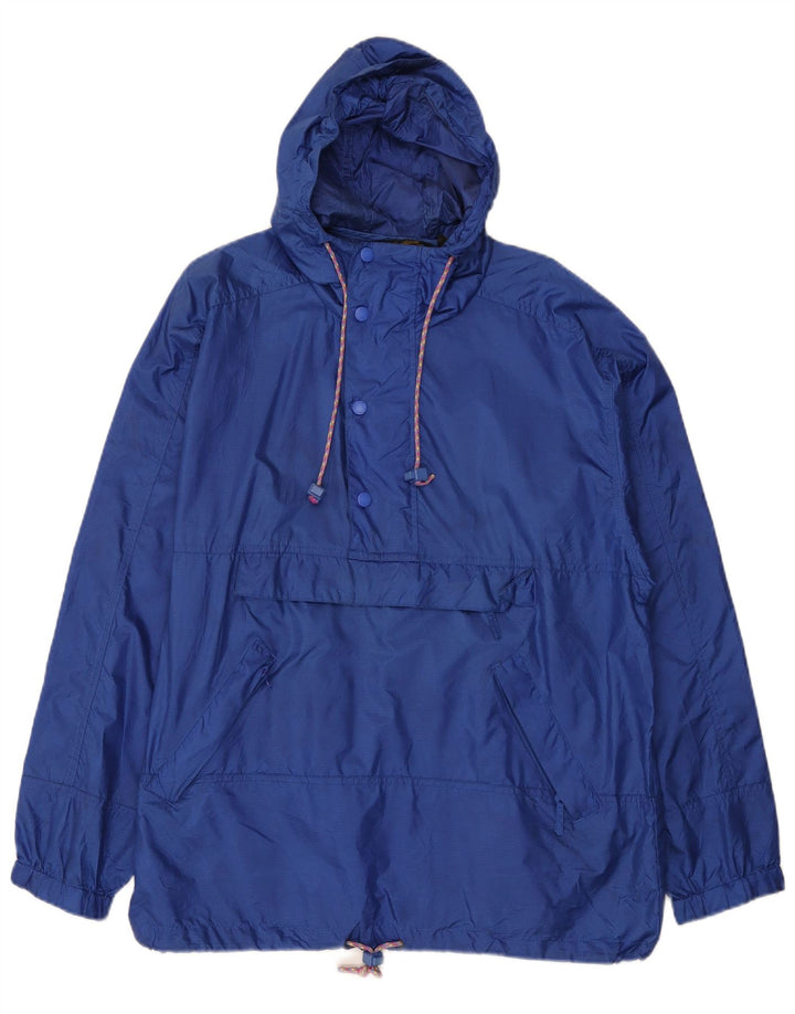 Muška kišna jakna s kapuljačom Eddie Bauer UK 38 srednje plavi najlon