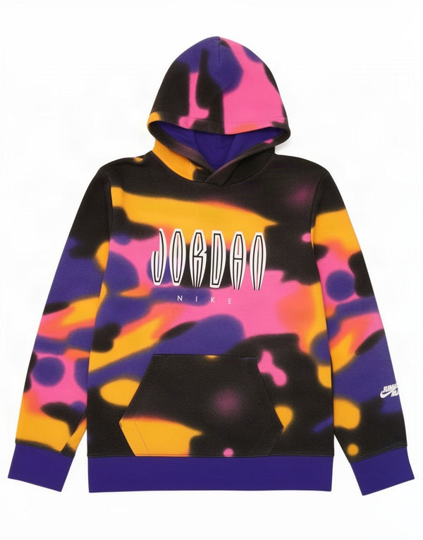Jordan Boys Graphic Hoodie Džemper 13-14 godina XL Višebojna kravata