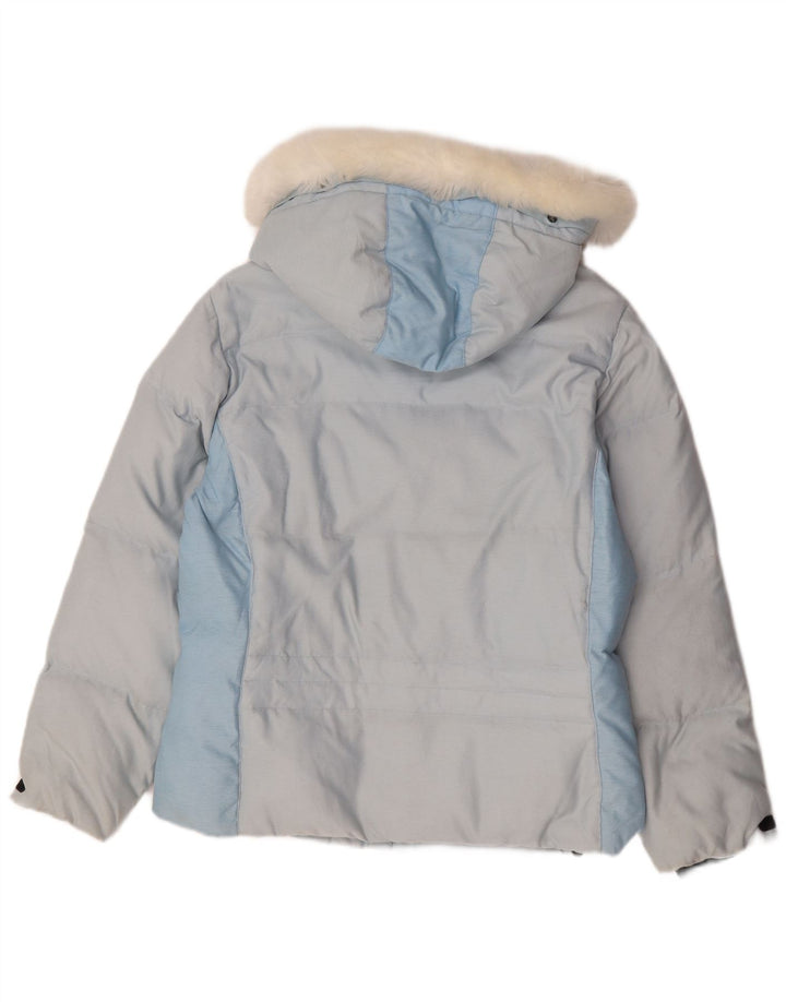 Colmar ženska skijaška jakna s kapuljačom EU 42 Large Blue Colourblock