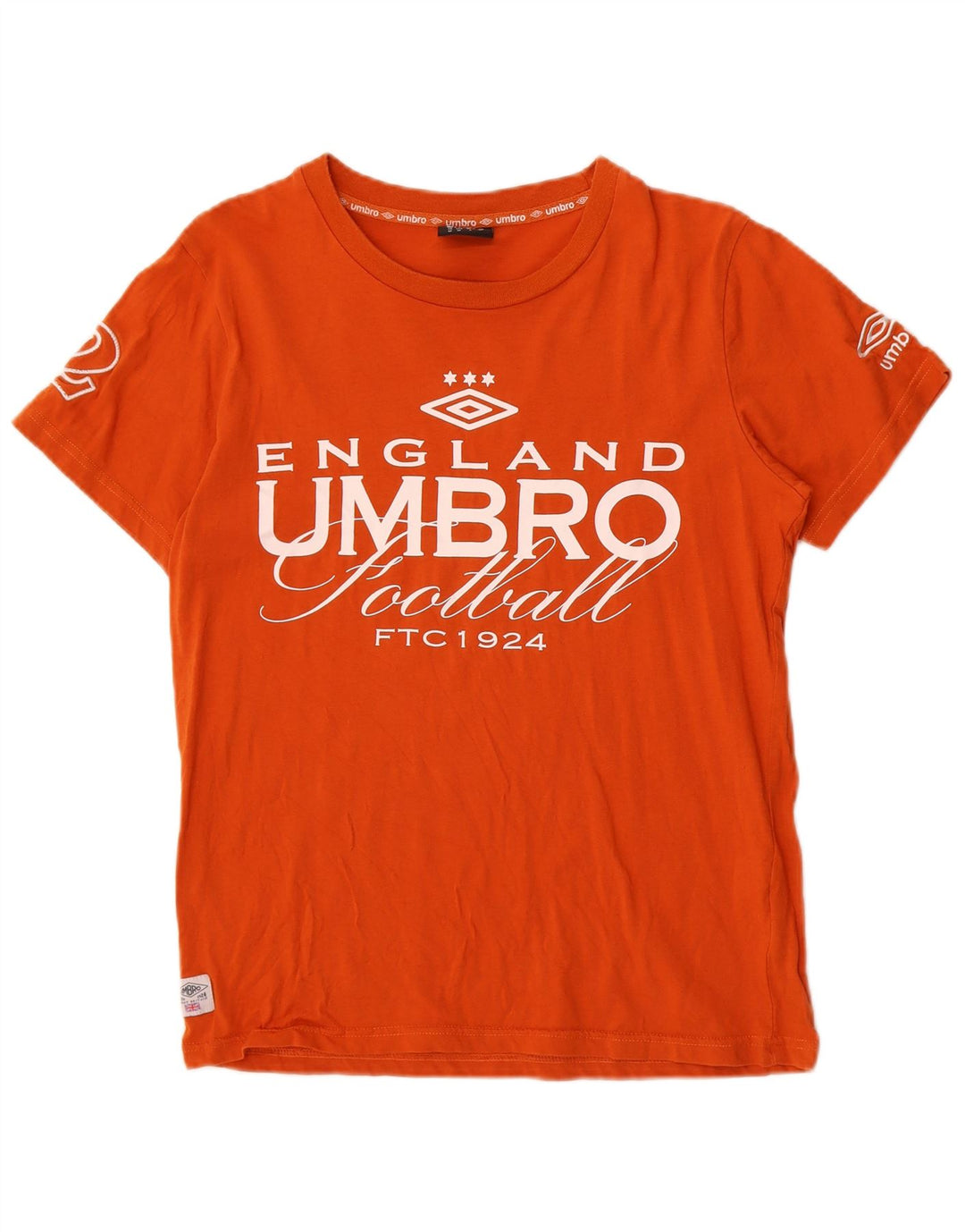 Umbro muška majica s grafičkim motivima, srednji narančasti pamuk