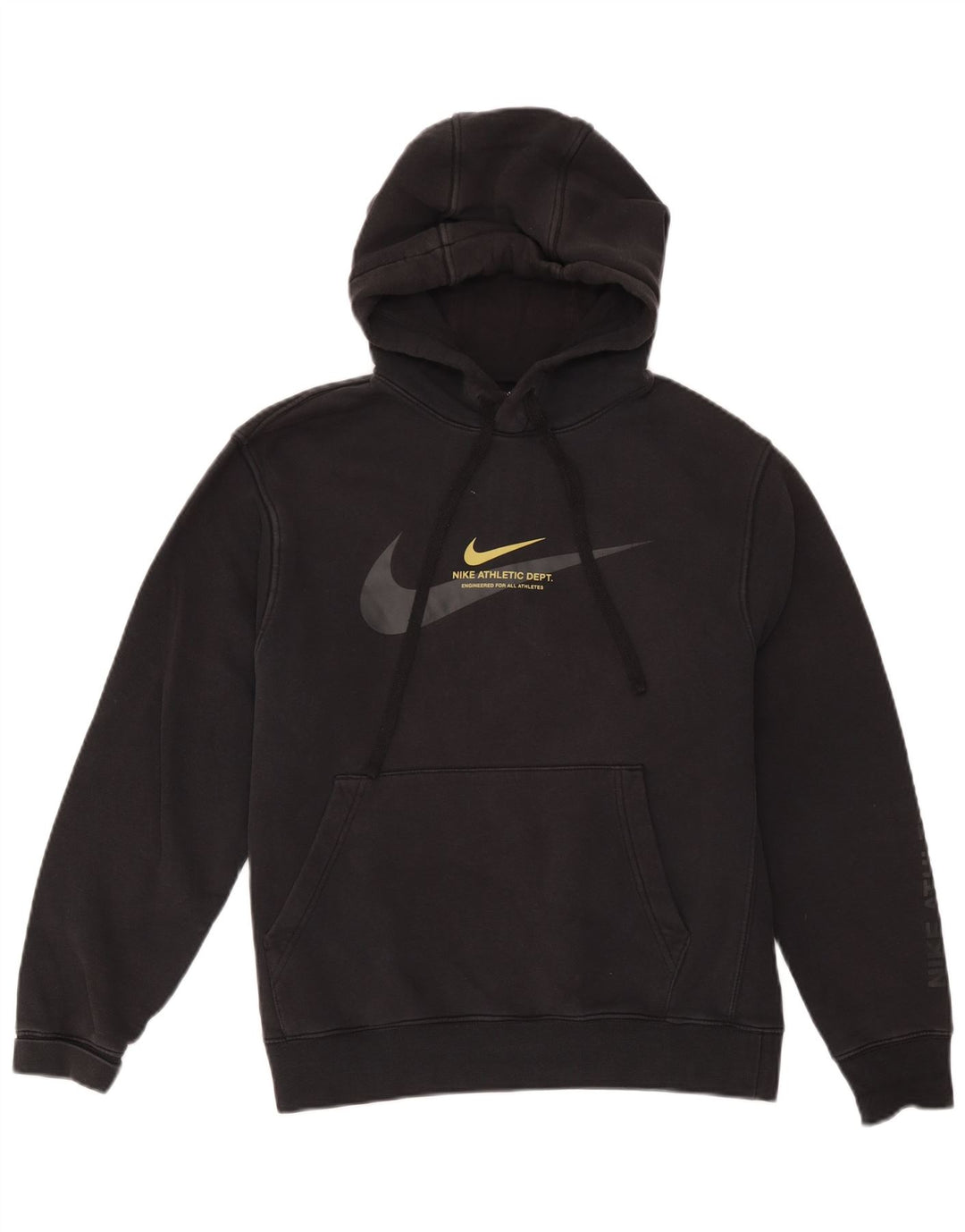 NIKE muška majica s kapuljačom s kapuljačom srednje veličine, crni pamuk