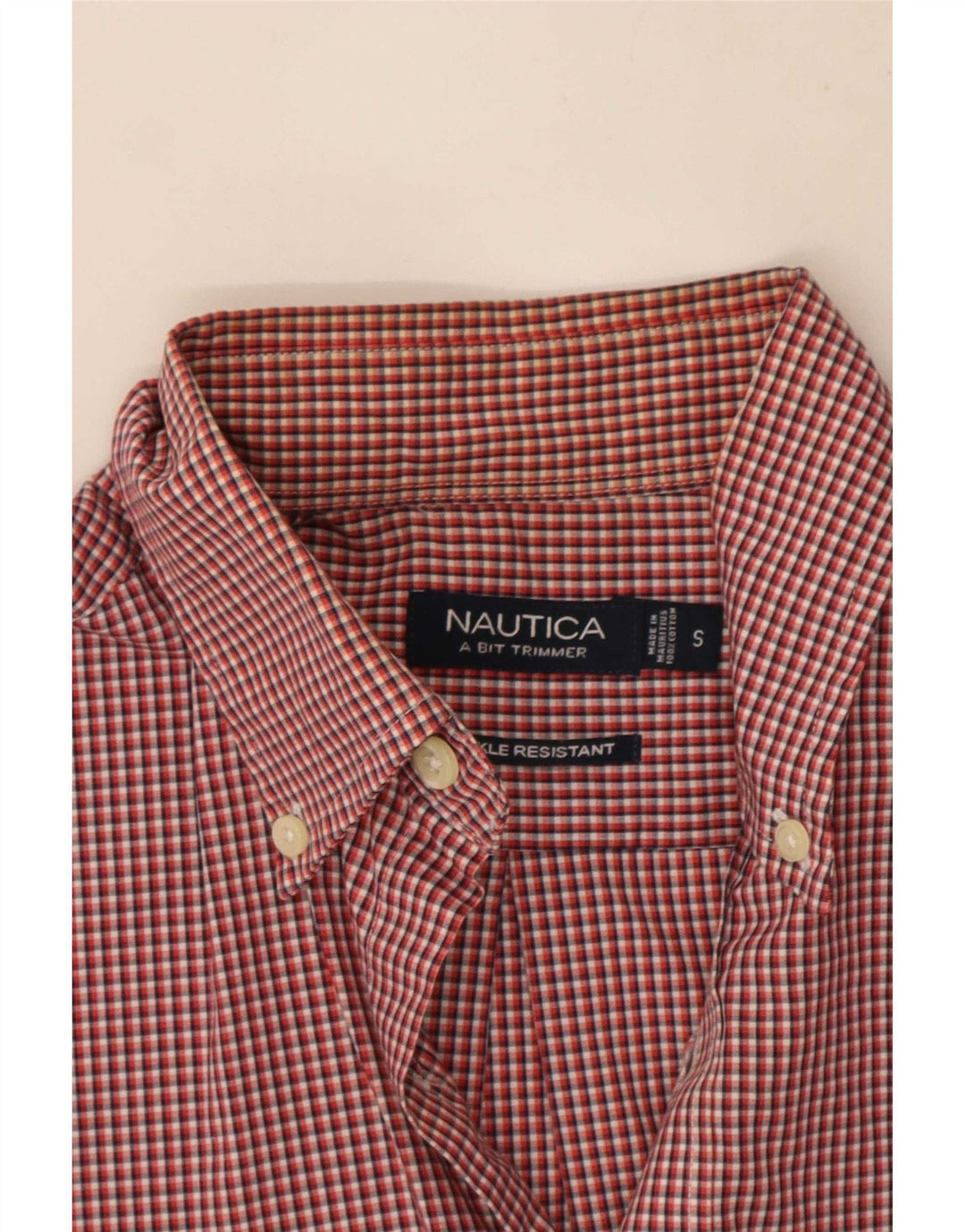 Nautica muška košulja mala crvena gingham pamuk