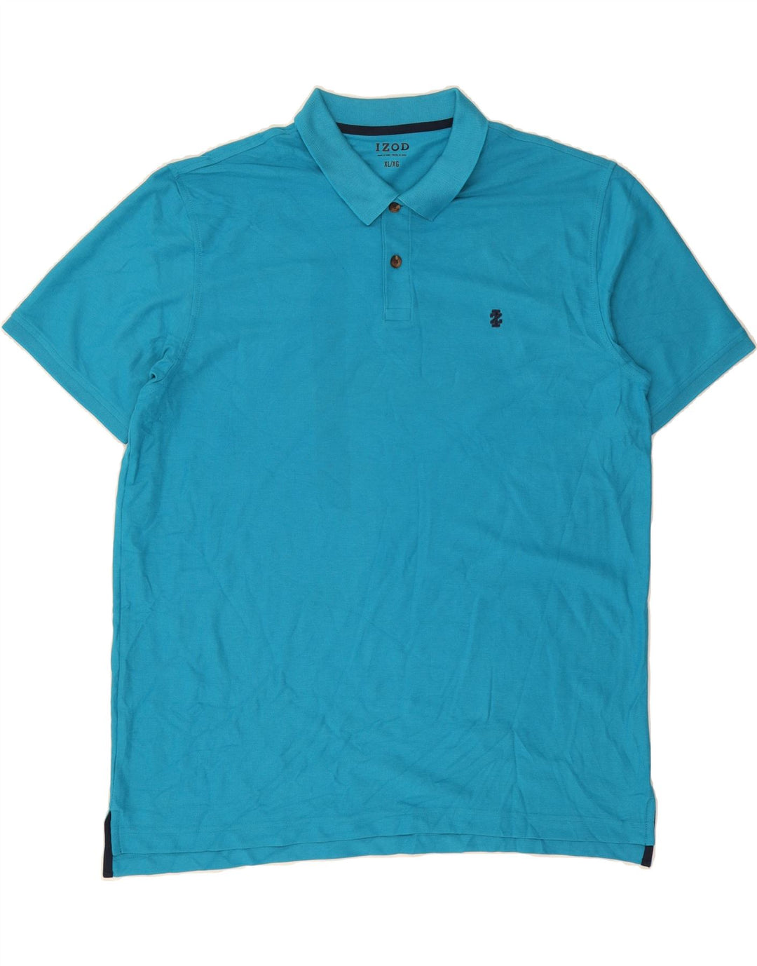 IZOD Mens Polo Shirt XL Blue Cotton Vintage Izod and Second-Hand Izod from Messina Hembry 