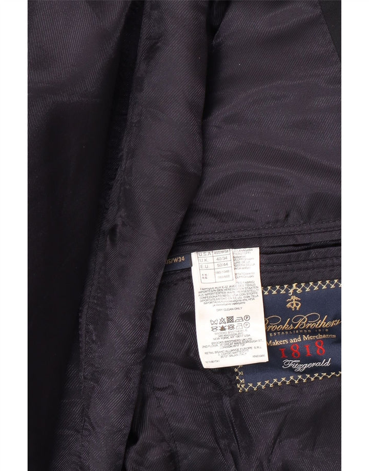 Brooks Brothers muška jakna sa 2 gumba UK 40 velika tamnoplava vuna