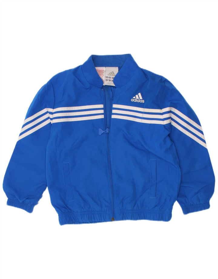 Adidas trenirka za dječake, plava poliesterska jakna 3-4 godine