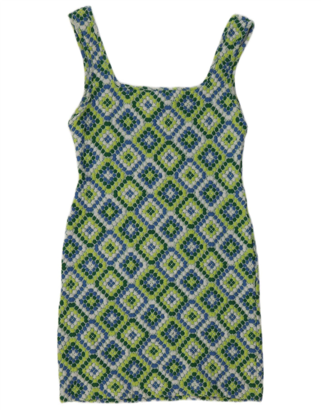 Topshop ženski sarafan UK 12 srednje raznobojni ikat poliester