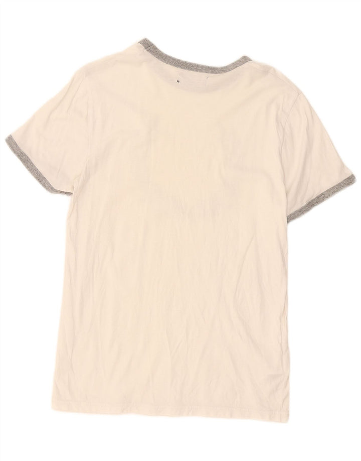 Fred Perry Muška majica kratkih rukava s grafičkim motivima Mala bijela pamučna majica