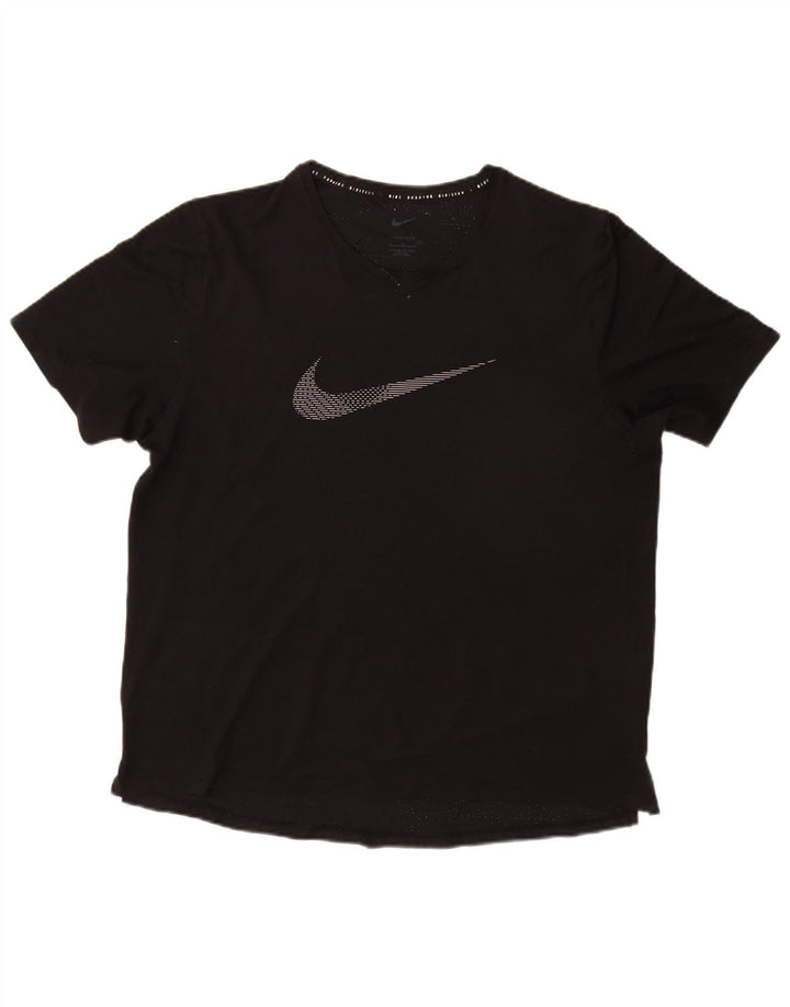 NIKE muška Dri Fit majica kratkih rukava velika crna poliester