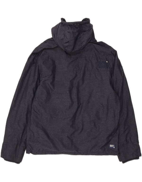Superdry muška vjetrovka s kapuljačom UK 46 3XL tamnoplava