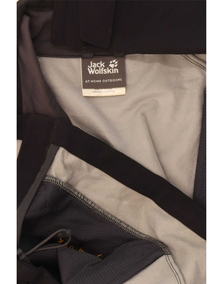 Jack Wolfskin muška vjetrovka jakna UK 36/38 Srednje crni poliamid
