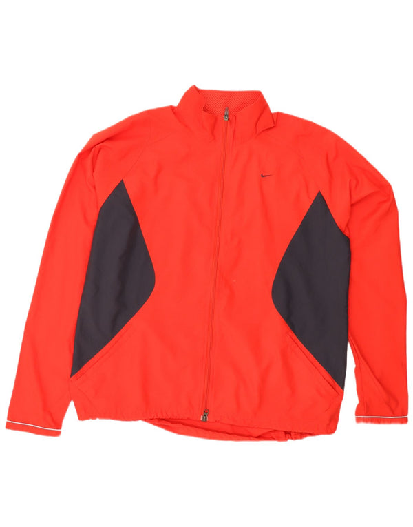 Nike ženska gornja jakna za trenirku UK 18/20 2XL Red Colourblock