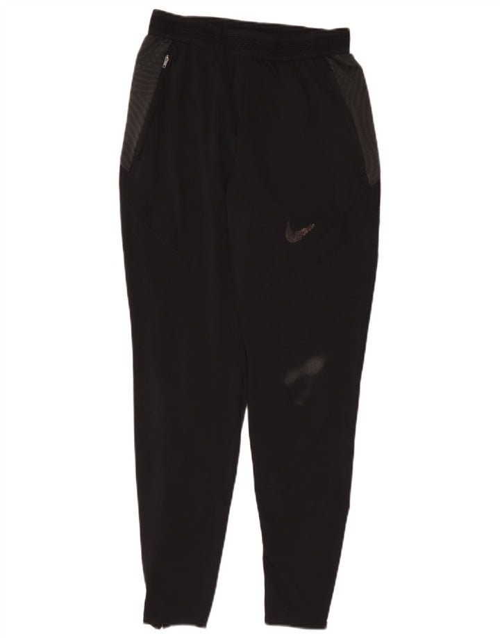 Nike muške Dri Fit hlače za trenirku male crne poliesterske