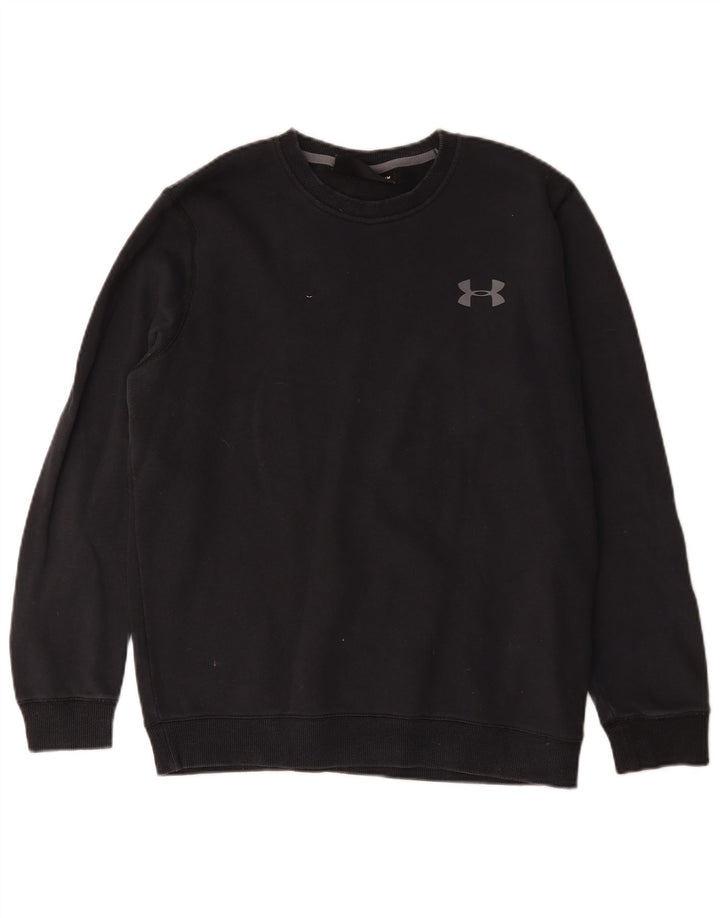 Under Armour muška dukserica Cold Gear Srednje crni pamuk