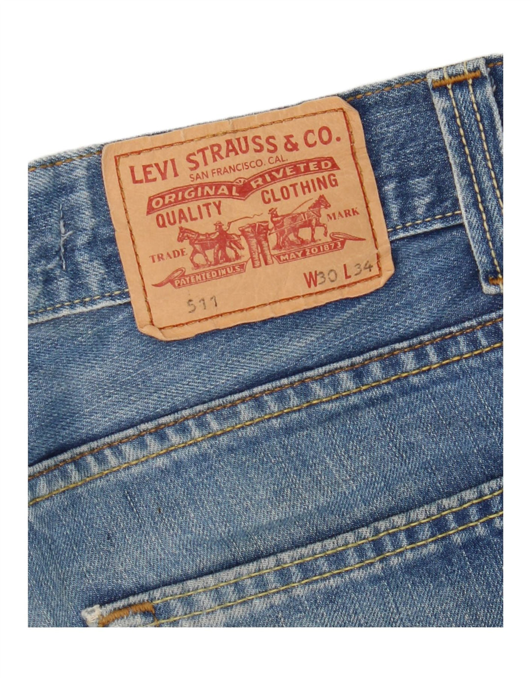 Levi's ženske 511 uske traperice W30 L28 plave