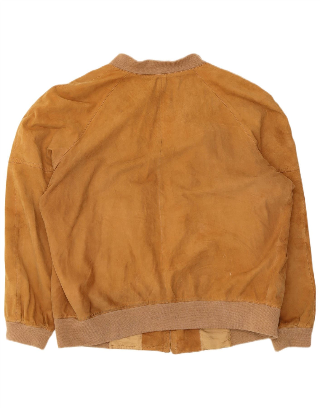 Vintage muška bomber jakna od brušene kože UK 36 Mala bež