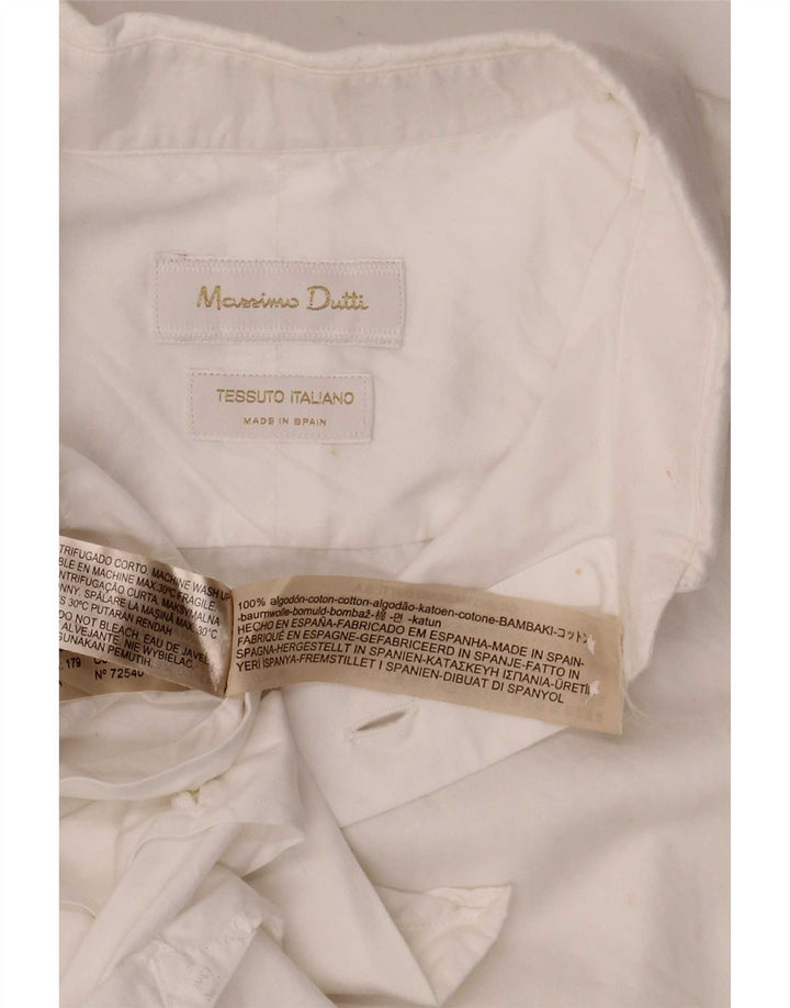 Massimo Dutti muška košulja Srednje bijeli pamuk