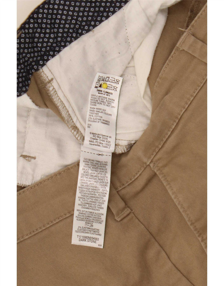 Marks & Spencer muške chino kratke hlače W34 veliki bež pamuk