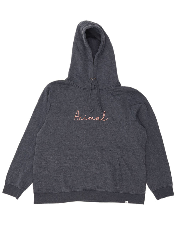 Velika ženska majica s kapuljačom s kapuljačom s grafičkim motivima UK 16, veliki tamnoplavi pamuk