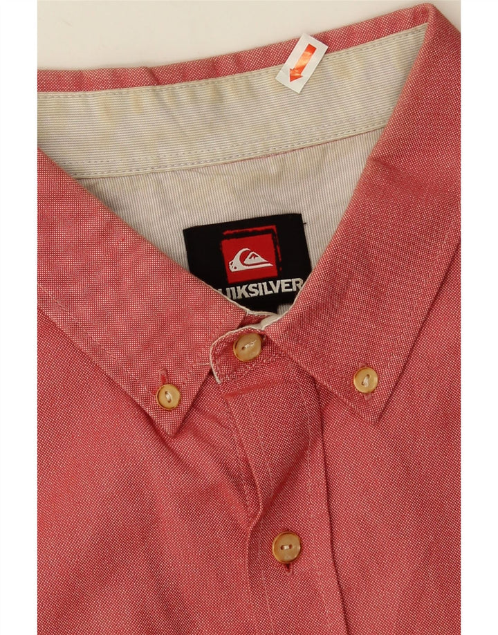 Quiksilver velika crvena pamučna muška majica kratkih rukava