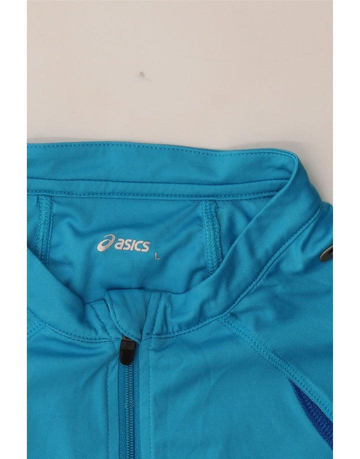 OASIS Mens T-Shirt Top Large Blue Colourblock Polyester Vintage Oasis and Second-Hand Oasis from Messina Hembry 