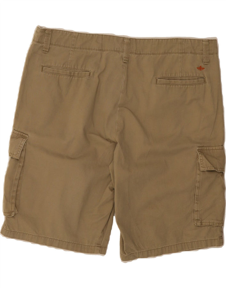 DOCKERS Mens Cargo Shorts W38 XL Beige Cotton Vintage Dockers and Second-Hand Dockers from Messina Hembry 