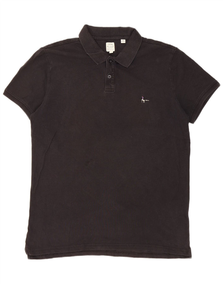 Jack Wills muška polo majica velika crna pamučna