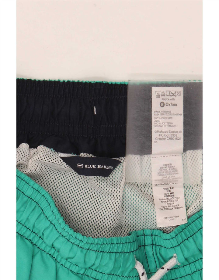 Marks & Spencer muške kratke hlače za plivanje Blue Harbor srednje zelene boje od poliestera