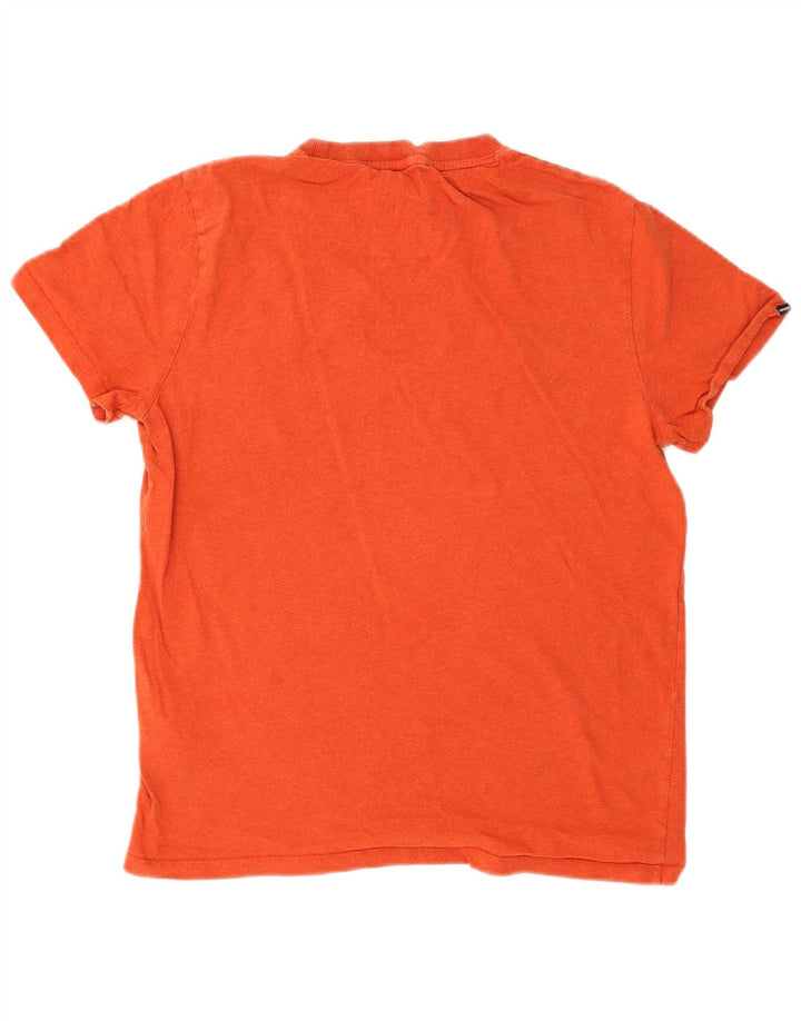 Superdry muška majica kratkih rukava, veliki narančasti pamuk