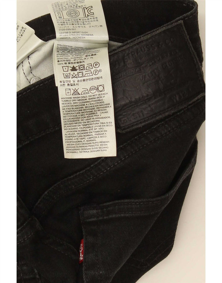 Levi's muške 511 uske traperice W32 L32 crni pamuk