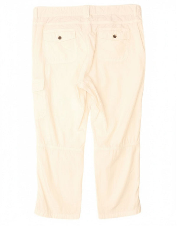 Tommy Hilfiger ženske ravne kargo hlače US 16 2XL W38 L26 Bijele