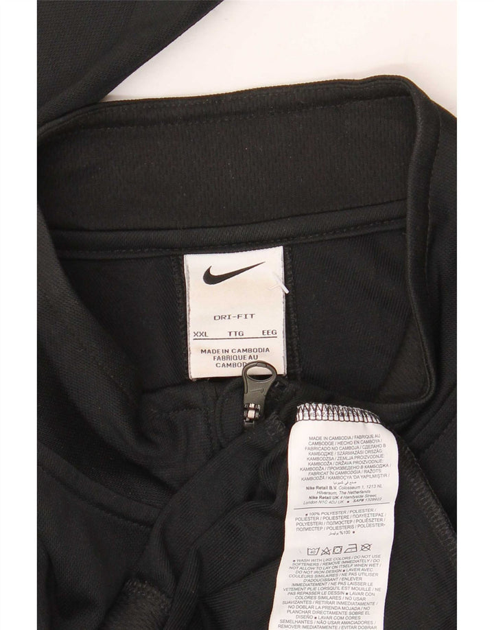 Nike Dri Fit gornja jakna za trenirku 2XL crni poliester