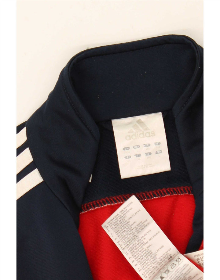 Adidas trenirka za dječake 13-14 godina Red Colourblock Poliester