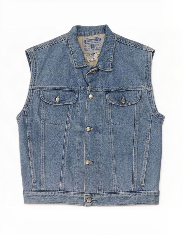 Vintage muška traper majica IT 46 Small Blue Cotton