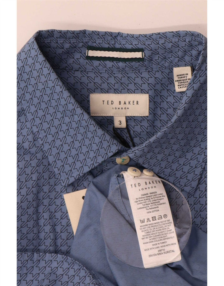 Muška košulja Ted Baker, veličina 3, srednje plavi pamuk