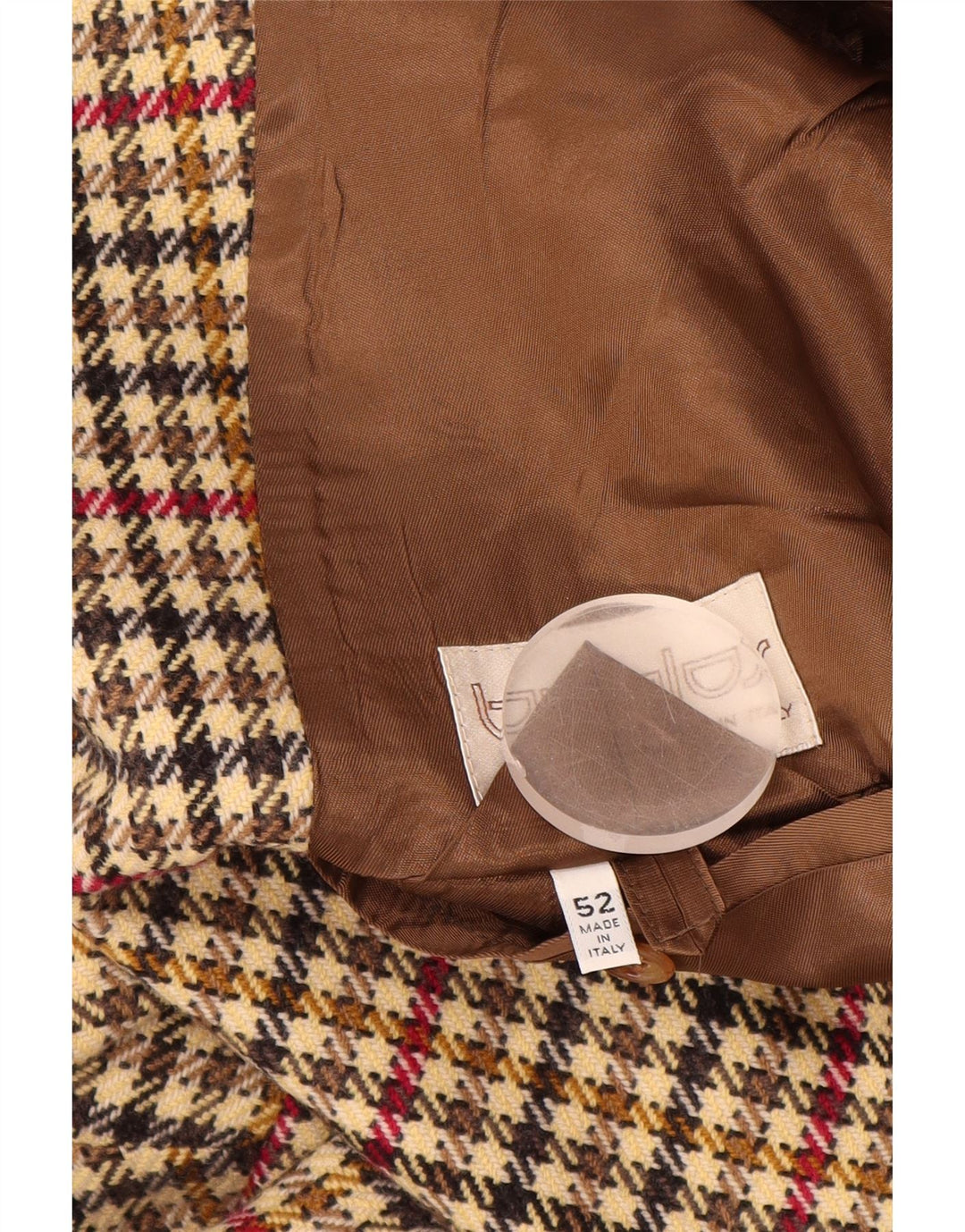 BYBLOS muška jakna sa 2 gumba IT 52 XL bež vunena hrskava zuba