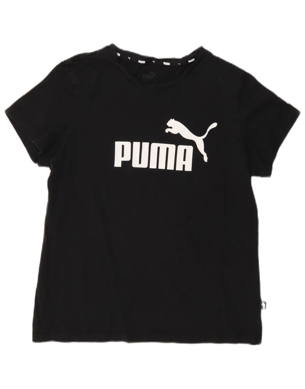 Puma ženska majica kratkih rukava s grafičkim motivima UK 14 srednje crna