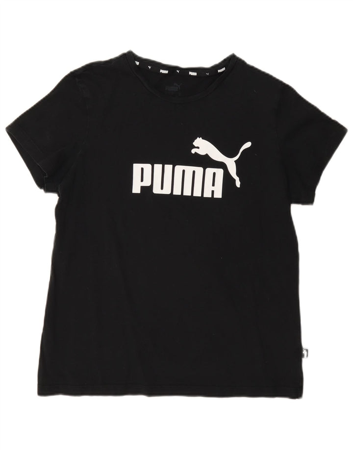 Puma ženska majica kratkih rukava s grafičkim motivima UK 14 srednje crna