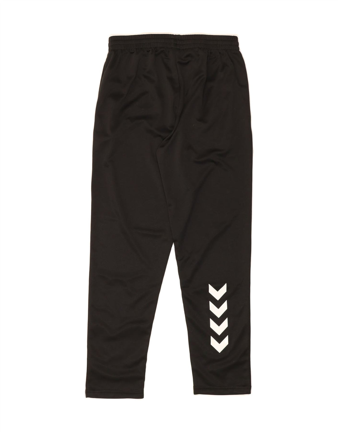 HUMMEL Mens Graphic Tracksuit Trousers Small  Black Polyester Vintage Hummel and Second-Hand Hummel from Messina Hembry 