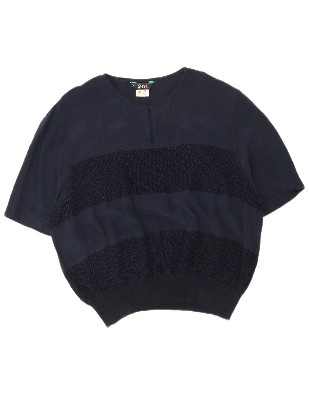 Donna Mizar Ženska bluza Top IT 50 XL Mornarsko plava svila